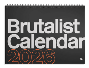 Brutalist Calendar 2026 de Derek Lamberton