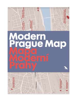 Modern Prague Map de Adam Stech