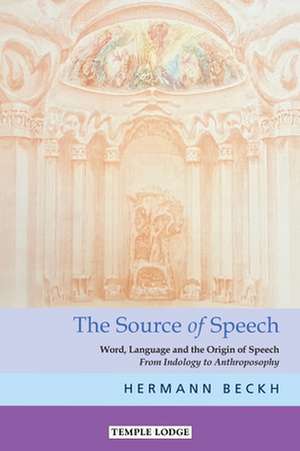 The Source of Speech de Hermann Beckh