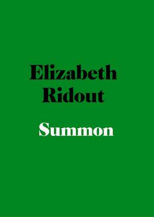 Summon: Spotlight: Poetry de Elizabeth Ridout