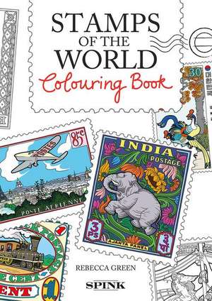 The Stamps of the World Colouring Book de Rebecca Green