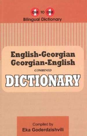 English-Georgian & Georgian-English One-to-One Dictionary (exam-suitable) de E. Goderdzishvili