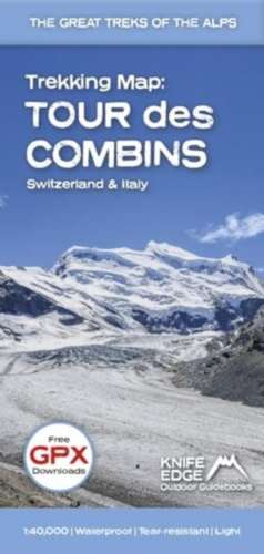 Trekking Map: Tour Des Combins: 1:40,000 de Andrew Mccluggage