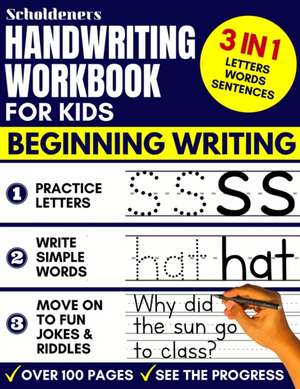 Handwriting Workbook for Kids de Scholdeners