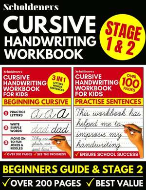 Cursive Handwriting Workbook de Scholdeners