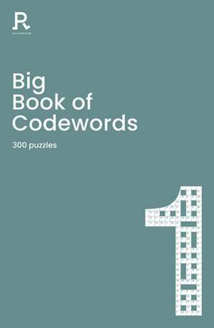 Big Book of Codewords Book 1 de Richardson Puzzles and Games