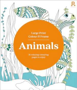 Large Print Colour & Frame - Animals de Richardson Puzzles and Games