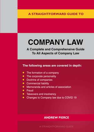 Company Law de Andrew Pierce