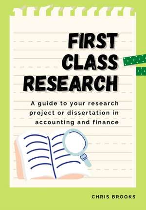 First Class Research de Chris Brooks