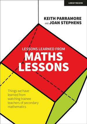 Lessons learned from maths lessons de Joan Stephens