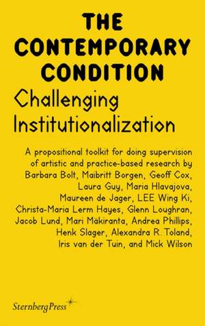 Challenging Institutionalization de Maibritt Borgen