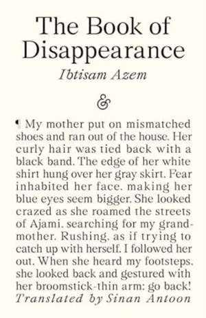 The Book of Disappearance de Ibtisam Azem