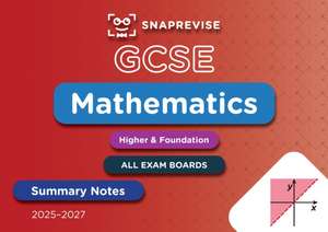 SnapRevise GCSE Maths Summary Notes de SnapRevise
