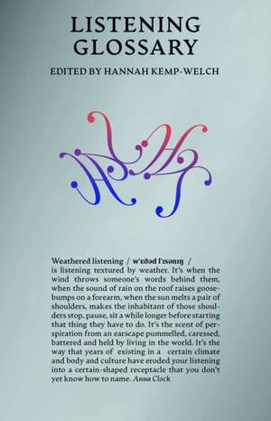 Listening Glossary de Hannah Kemp-Welch