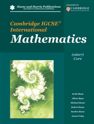 Cambridge IGCSE International Mathematics 0607 Core de Keith Black