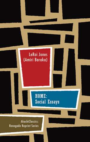 Home: Social Essays de LeRoi Jones