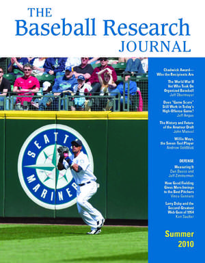 The Baseball Research Journal (BRJ), Volume 39 #1 de Society for American Baseball Research (SABR)