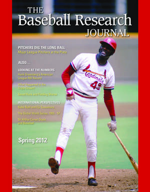 Baseball Research Journal (BRJ), Volume 41 #1 de Society for American Baseball Research (SABR)