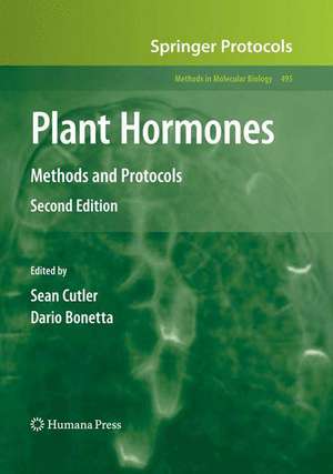 Plant Hormones: Methods and Protocols de Sean Cutler