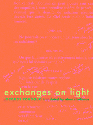 Exchanges on Light de Jacques Roubaud