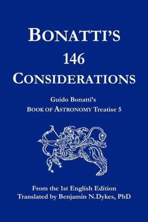 Bonatti's 146 Considerations de Guido Bonatti