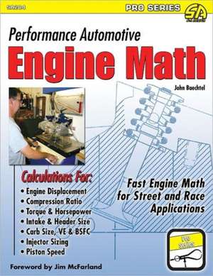 Performance Automotive Engine Math de John Baechtel