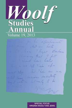 Woolf Studies Annual Vol 19 de Mark Hussey