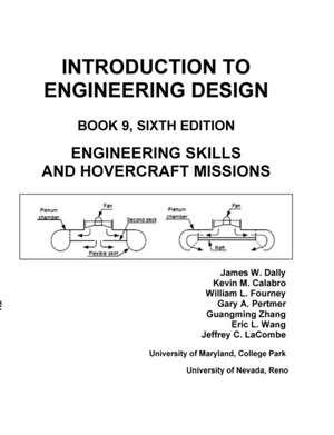 Introduction to Engineering Design de James W Dally