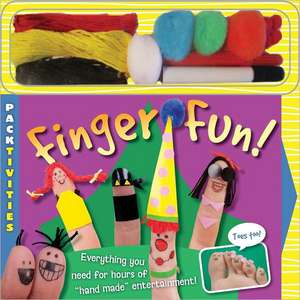 Finger Fun [With Thread, Poms and 2 Washable Markers] de Pam Abrams