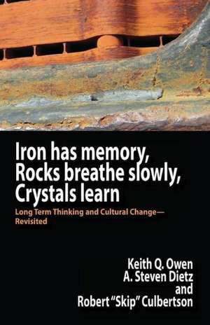 Iron Has Memory, Rocks Breathe Slowly, Crystals Learn: Long Term Thinking and Cultural Change-Revisited de Keith Q. Owen