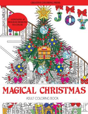 Magical Christmas Adult Coloring Book de Creative Coloring