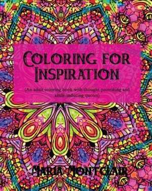 Coloring for Inspiration de Maria Montclair