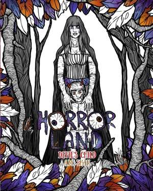 Adult Coloring Book Horror Land de A. M. Shah