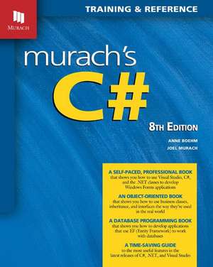 Murach's C# (8th Edition) de Anne Boehm