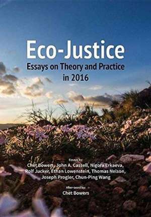 Eco-Justice de Chet Bowers