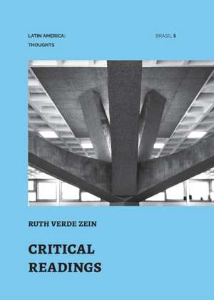 Critical Readings de Ruth Verde Zein