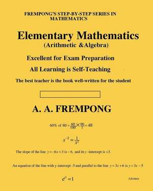 Elementary Mathematics de A. A. Frempong