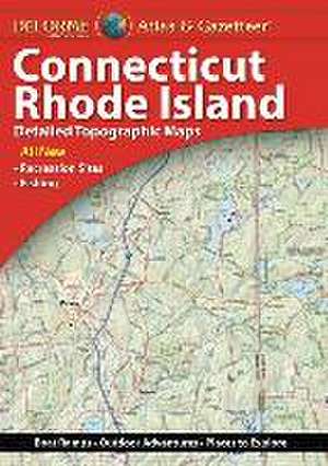 Delorme Atlas & Gazetteer: Connecticut & Rhode Island de Rand Mcnally