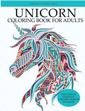 Unicorn Coloring Book de Creative Coloring