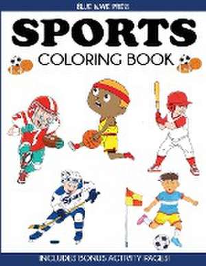 Sports Coloring Book de Blue Wave Press