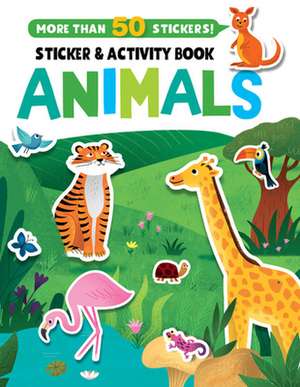 Animals Stickers and Activity Book de Clever Publishing