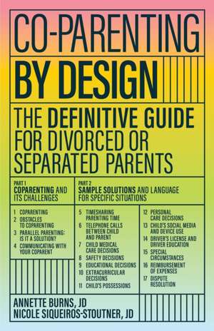 Co-Parenting by Design de Annette Burns