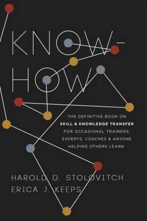 Know-How de Harold D Stolovitch