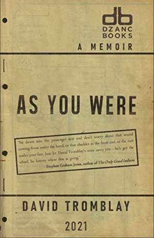 As You Were de David Tromblay