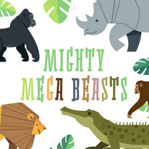 Mighty Mega Beasts de Clever Publishing