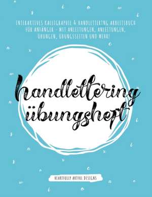 Handlettering Übungsheft de Heartfully Artful Designs