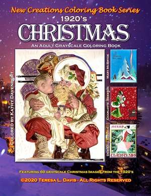 New Creations Coloring Book Series: 1920s Christmas de Teresa Davis