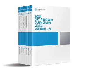 2024 CFA Program Curriculum Level I Box Set de CFA Institute