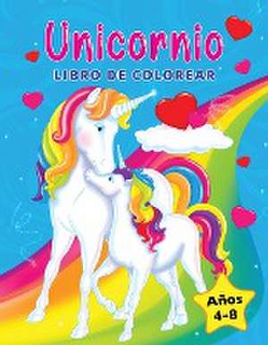 Unicornio libro de colorear: Para niños de 4 a 8 años de Golden Age Press