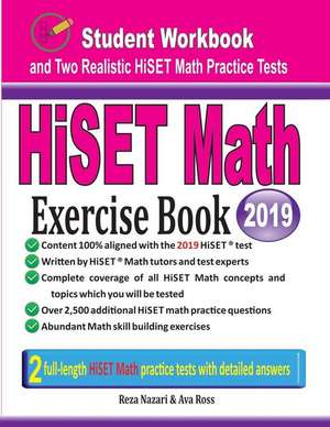 HiSET Math Exercise Book de Reza Nazari